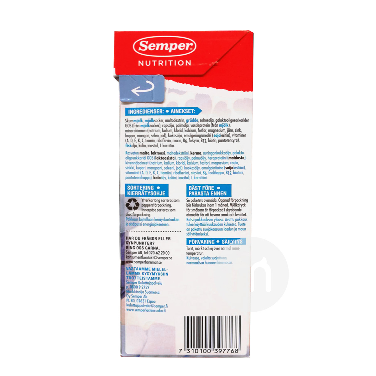 Semper 4 tahap * 6 kotak luar negeri