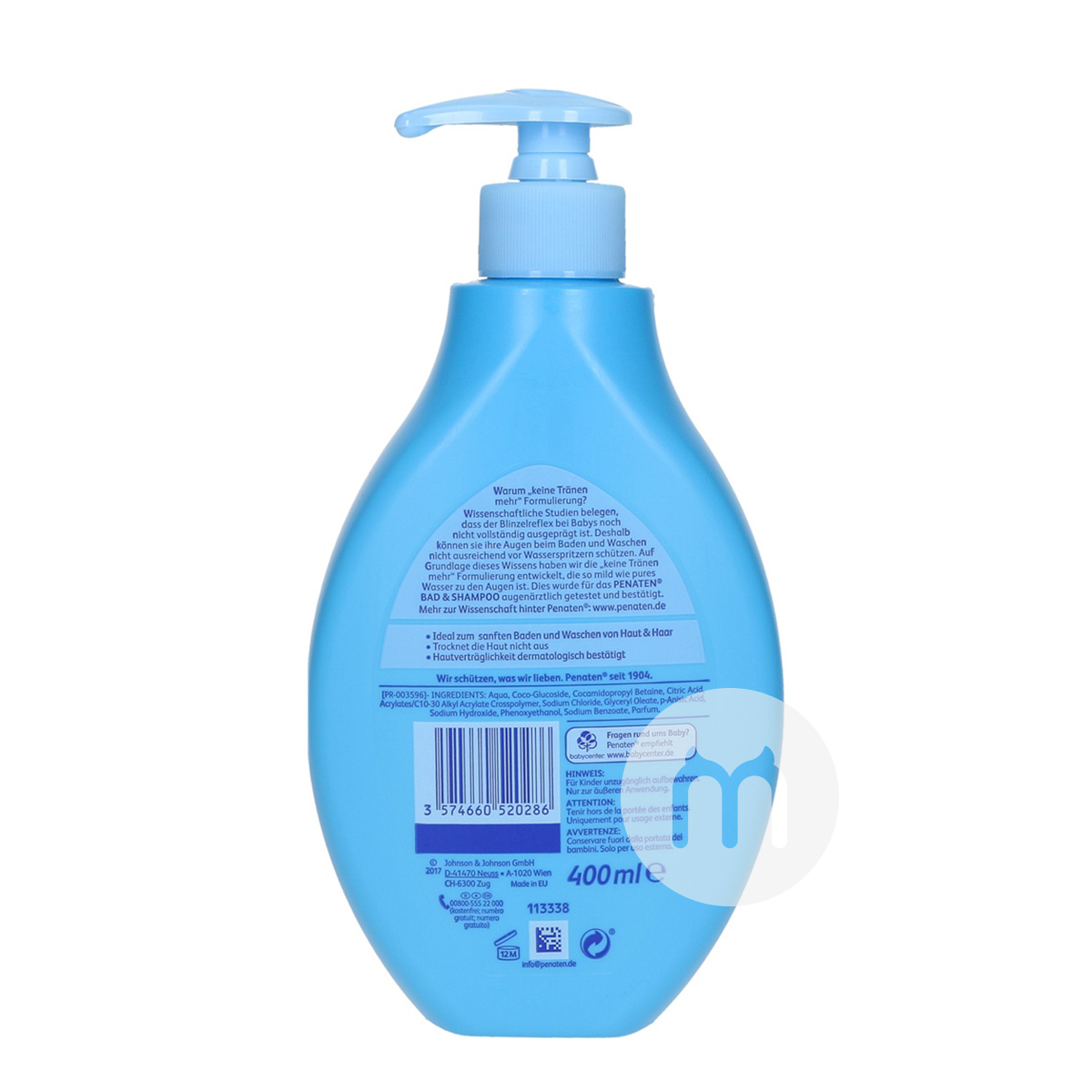 PENATEN Germany shampoo dan bath combo versi luar negeri