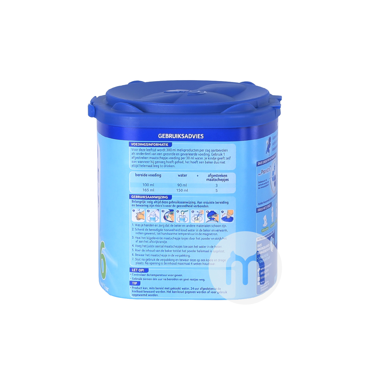 Nutrilon susu bubuk  Belanda 6 tahap * 6 kaleng edisi luar negeri