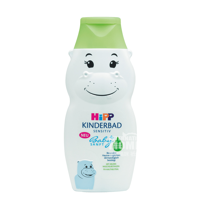 HiPP Jerman anak-anak hippo yang lucu lembut dan netral mandi busa anti-alergi versi luar negeri