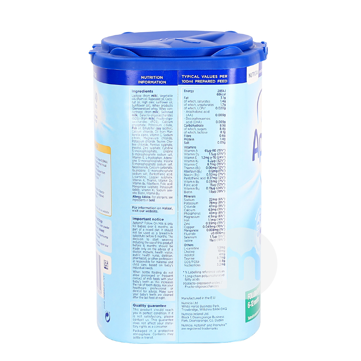 susu bubuk Aptamil Inggris 2 tahap * 4 kaleng edisi luar negeri