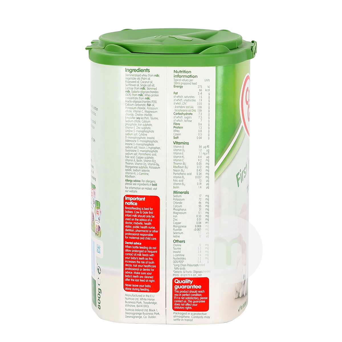 susu bubuk Sapi & Gerbang Inggris 1 tahap * 4 kaleng edisi luar negeri