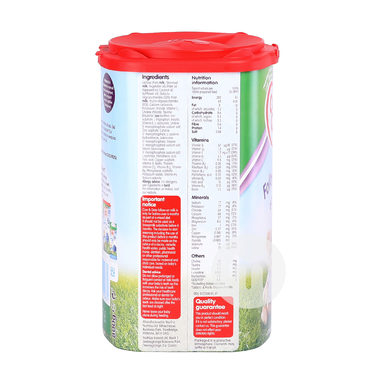 susu bubuk Sapi & Gerbang Inggris 2 tahap * 8 kaleng edisi luar negeri