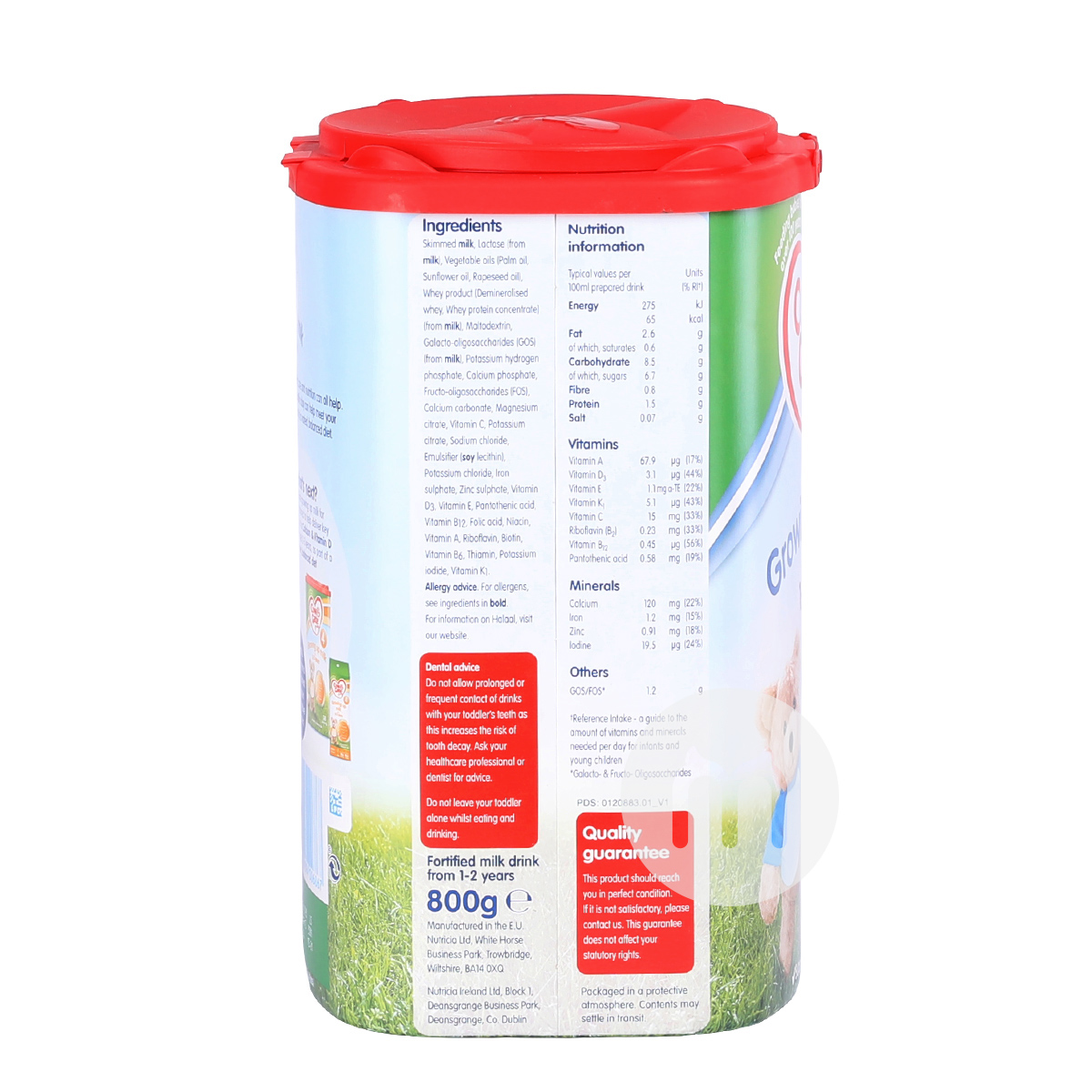 susu bubuk Sapi & Gerbang Inggris 3 tahap * 4 kaleng edisi luar negeri