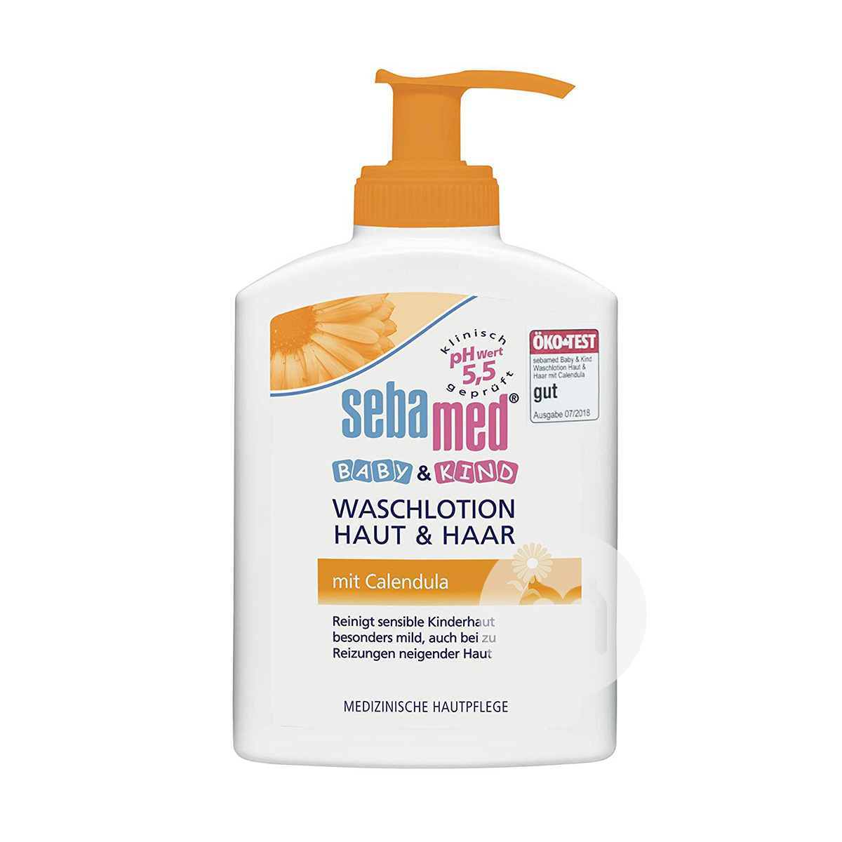 sampanye calendula bayi tanpa air mata dari Jerman dan shower gel versi 2-in-1 di luar negeri