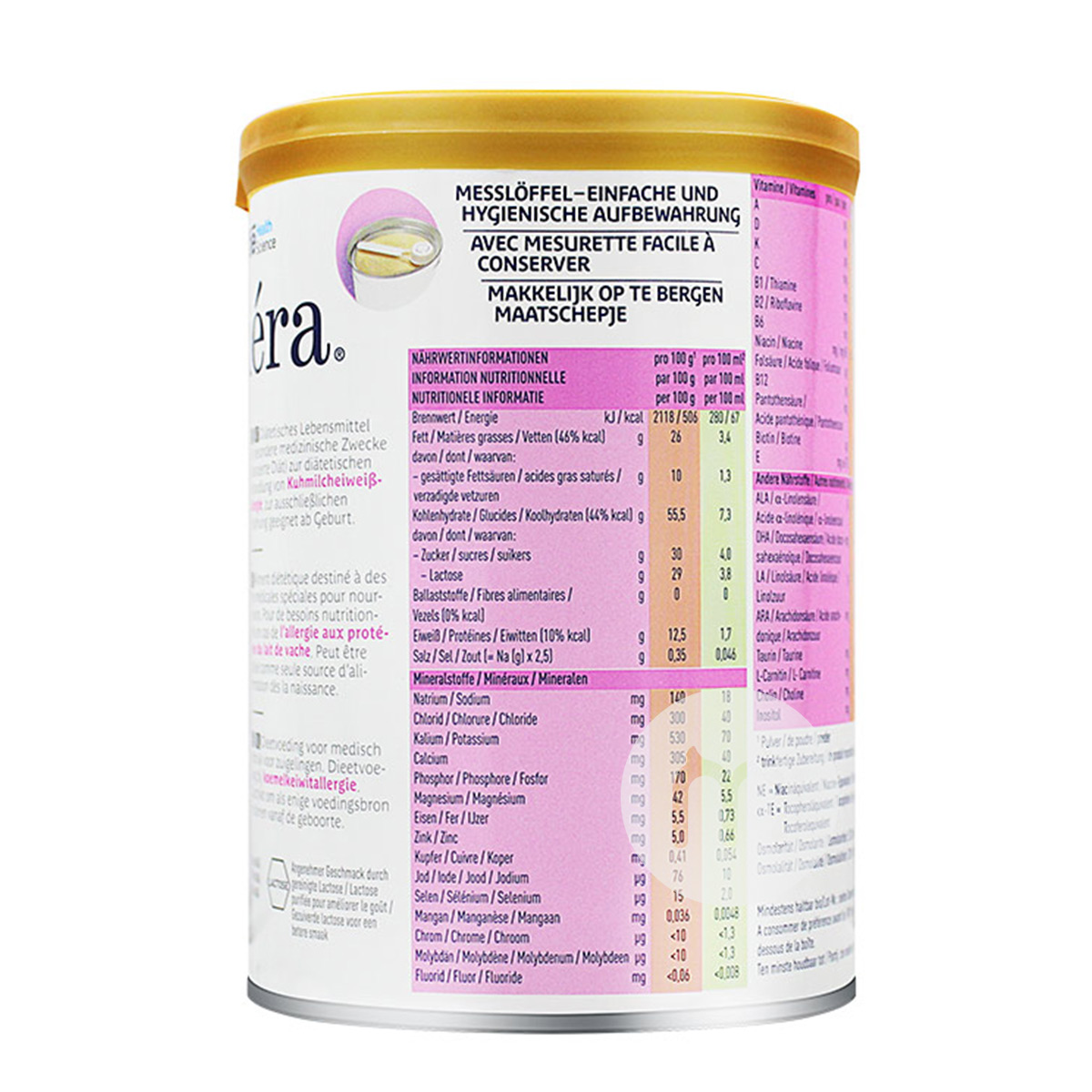 Nestle Belanda Althera Peptide Minshu Susu Bayi hypoallergenic terhidrolisis dalam * * 6 Kaleng Versi Luar Negeri