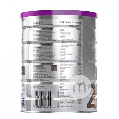 A2 Australia A2 Platinum Series Susu Bubuk Bayi 2 Tahapan * 3 Kaleng Versi Luar Negeri