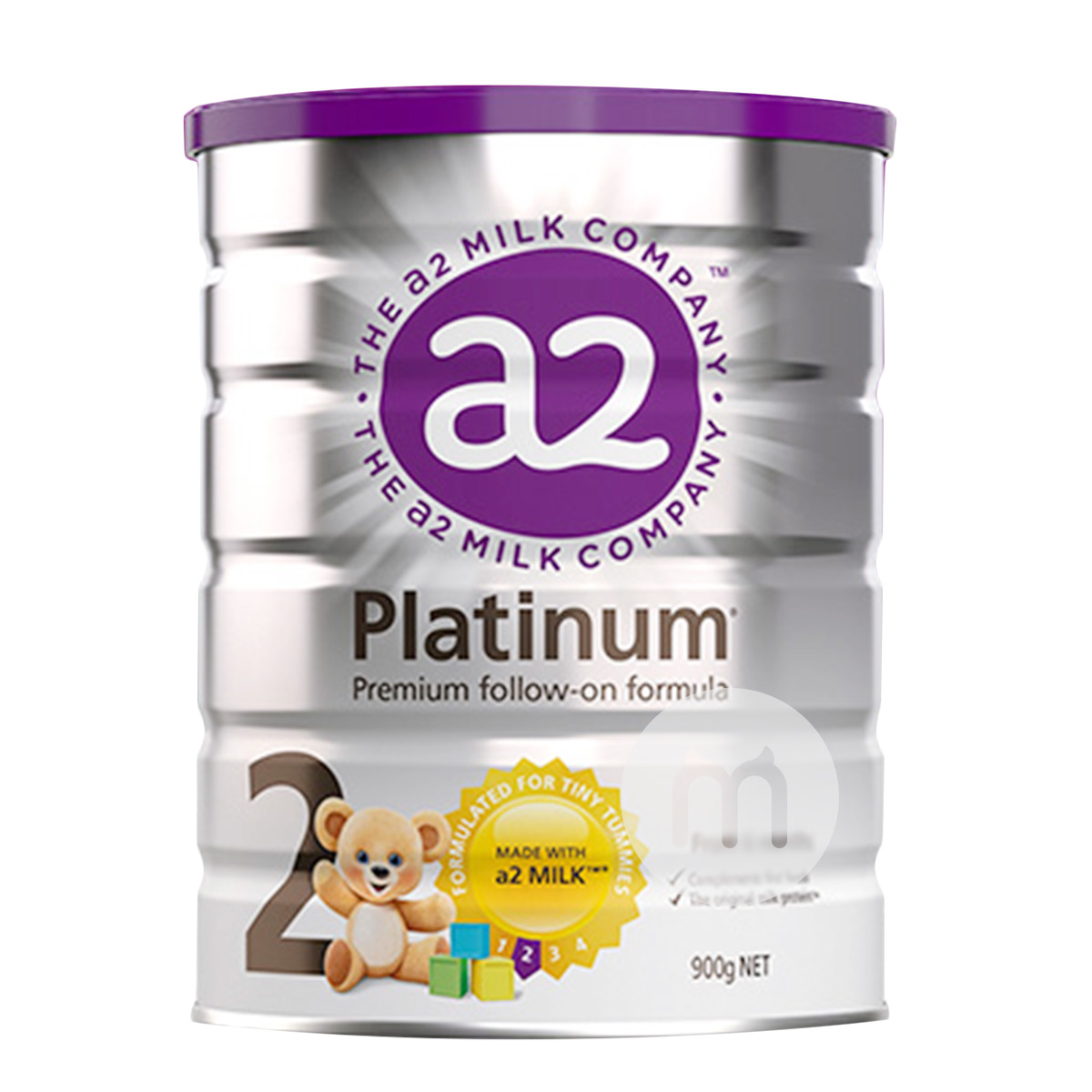 A2 Australian Platinum Series Susu Bubuk Bayi 2 Tahap * 6 Kaleng Versi Luar Negeri