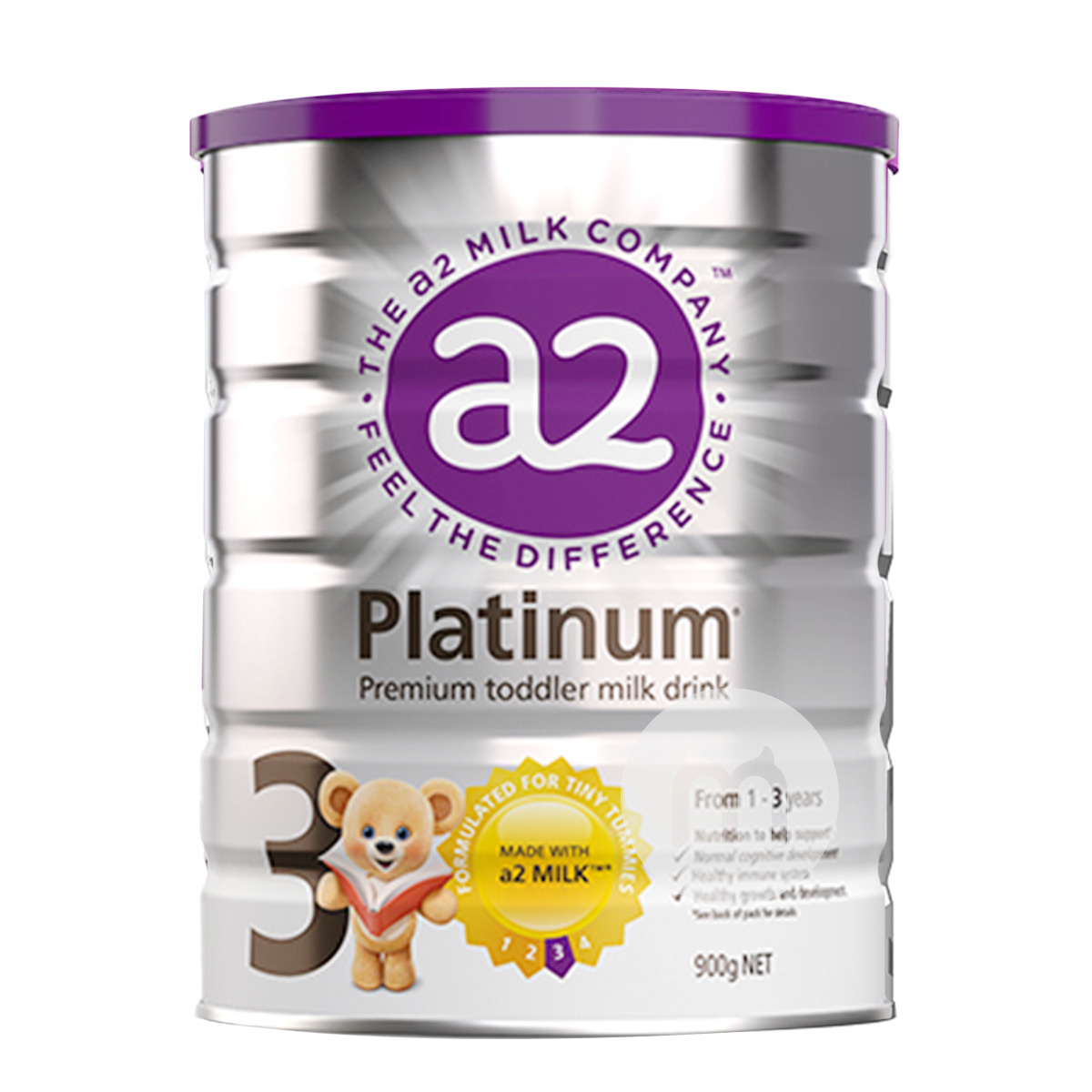 Bubuk Susu Bayi Seri A2 Australia Platinum 3 Tahapan * 6 Kaleng Versi Luar Negeri