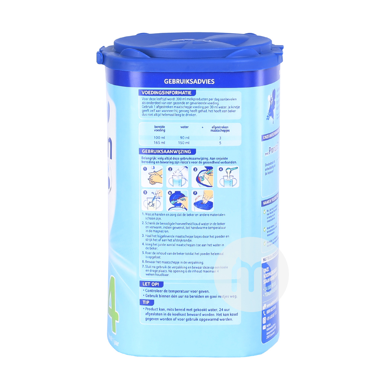 Nutrilon Belanda susu bubuk  versi 4 tahap * 6 kaleng di luar negeri