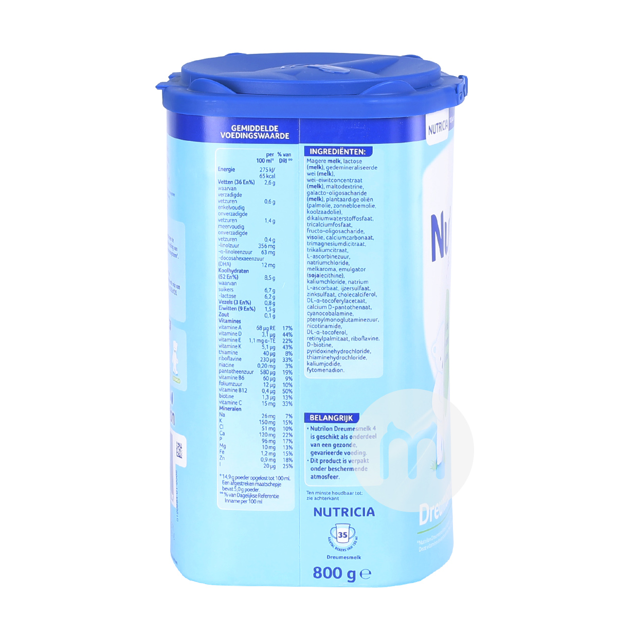 Nutrilon Belanda susu bubuk  versi 4 tahap * 6 kaleng di luar negeri