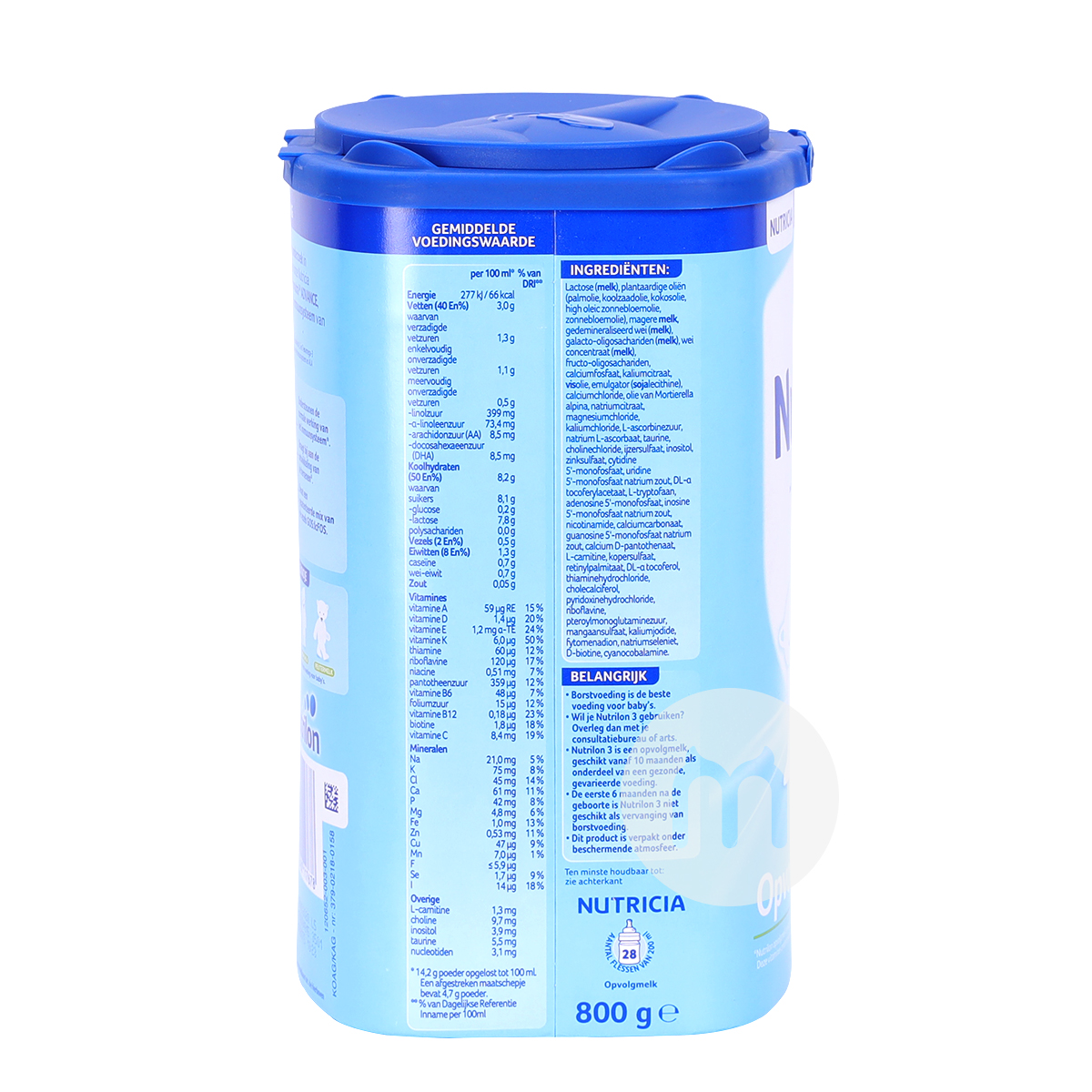 Nutrilon Belanda susu bubuk 3 tahap * 6 kaleng edisi luar negeri