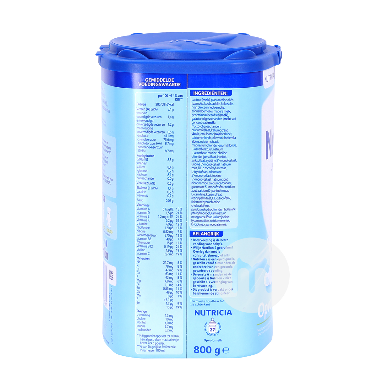 Nutrilon Belanda susu bubuk 2 tahap * 6 kaleng edisi luar negeri