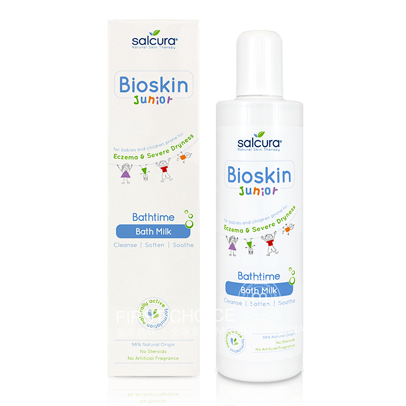 Salcura British Baby Eczema Natural Body Wash Edisi Luar Negeri