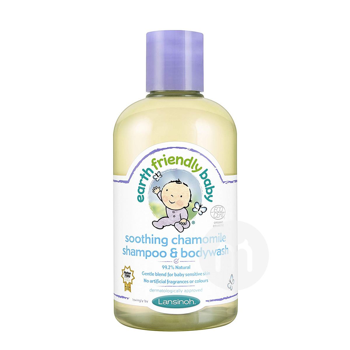 Lansinoh British Chamomile Organic Baby Shampoo dan Bath 2-in-1 Versi Luar Negeri