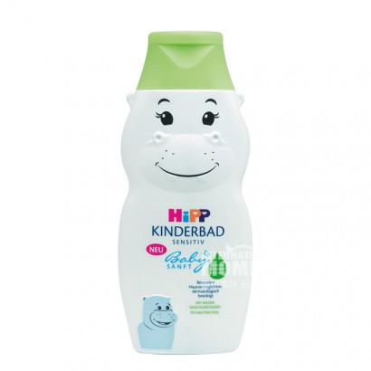HiPP Jerman anak-anak hippo yang lucu lembut dan netral mandi busa ant...