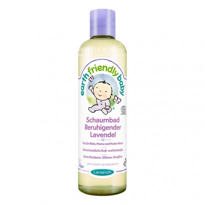 Lansinoh British Baby Organic Lavender Bubble Pembersih Tubuh Versi Lu...