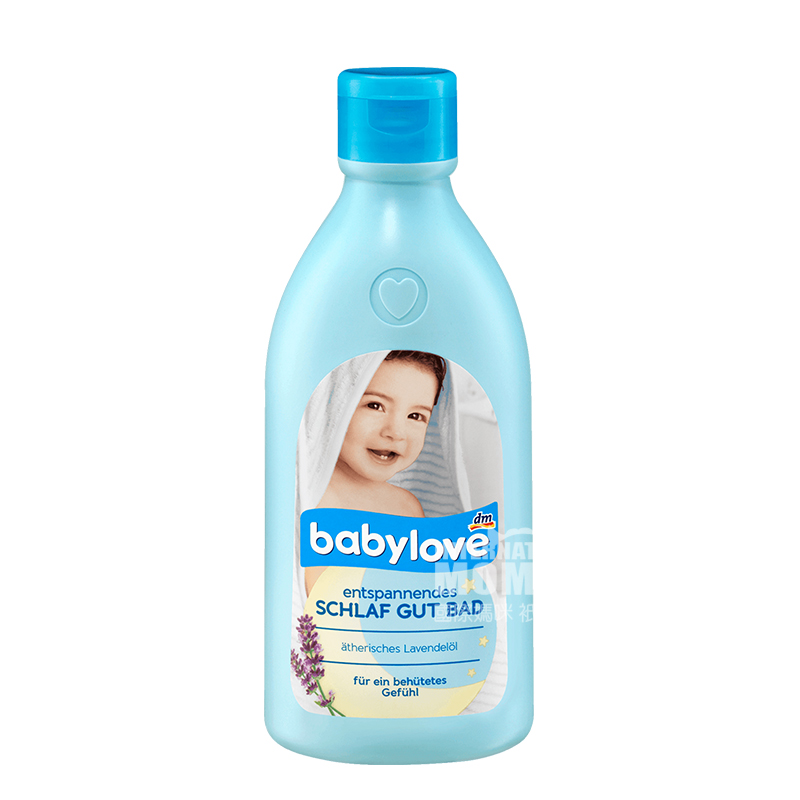 Babylove German Lavender Essence Soothing Sleep Baby Shower Gel Versi Luar Negeri