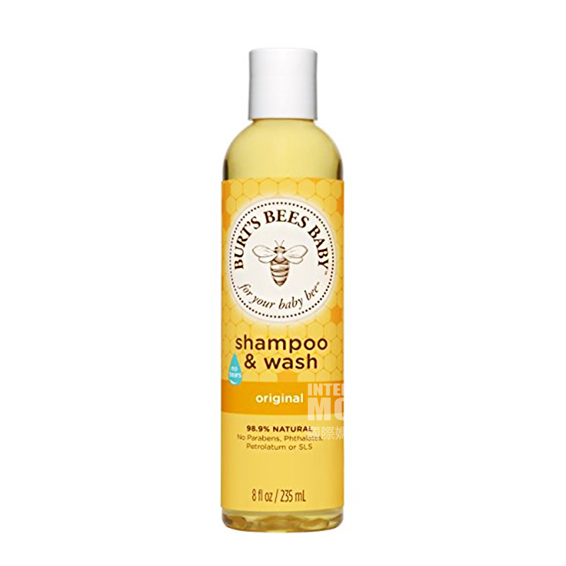 BURT`S BEES Shampo Amerika Baby Free-Tears dan Bath 2-in-1 Versi Luar Negeri