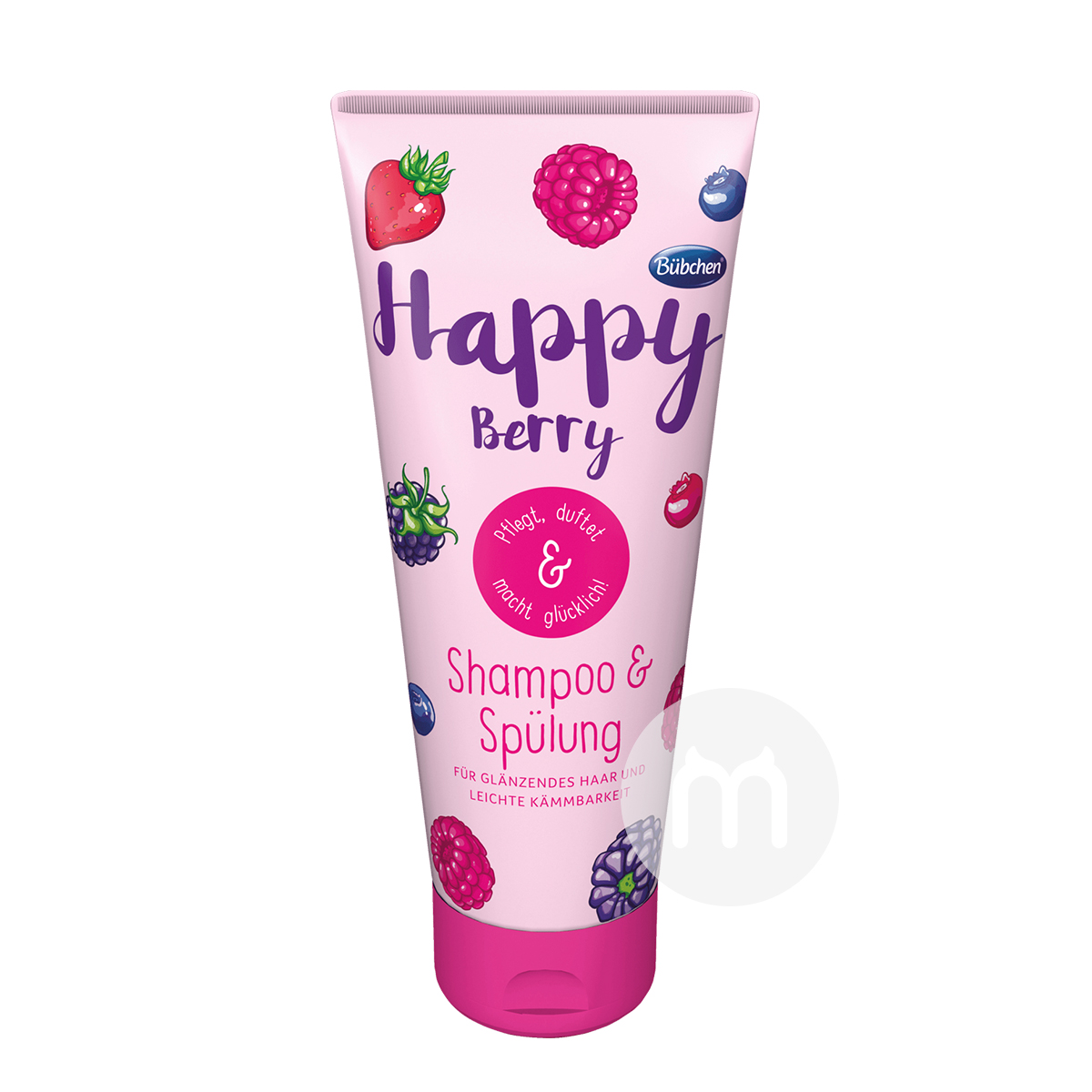 Bubchen anak-anak Jerman senang berry sampo dan kombo perawatan rambut versi luar negeri