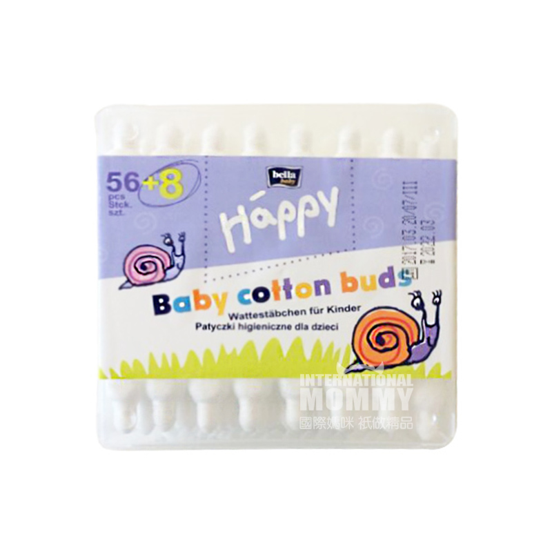 Bella baby delfin cotton swab untuk penggunaan luar negeri