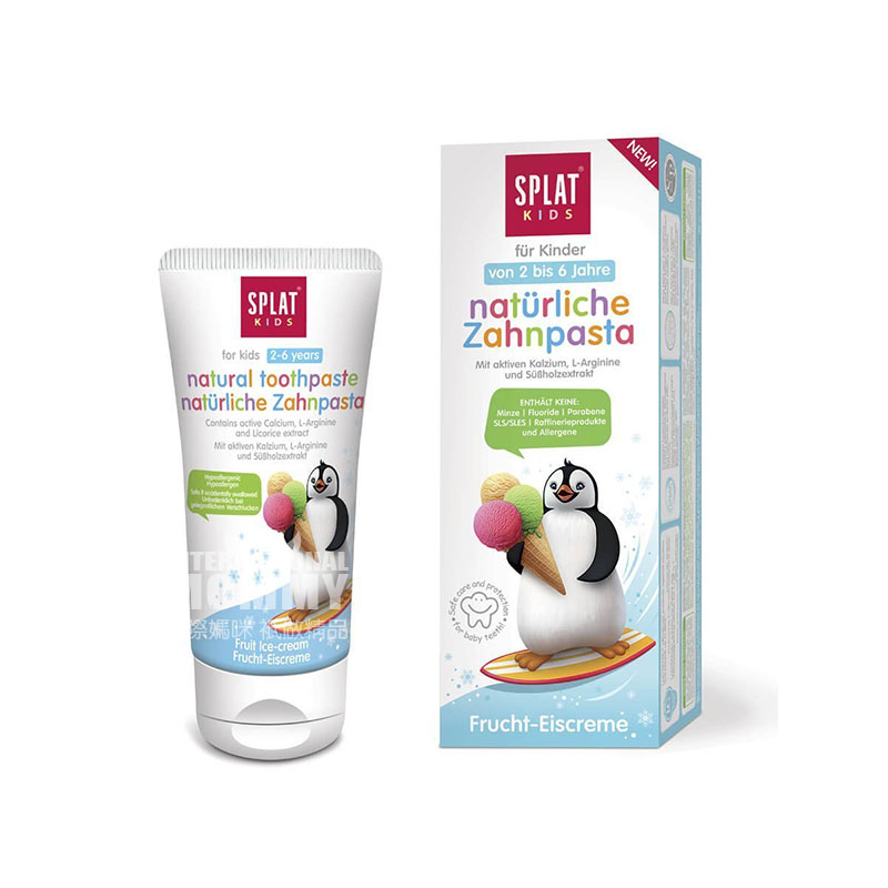 pasta gigi SPLAT anak-anak Rusia dapat ditelan versi luar negeri
