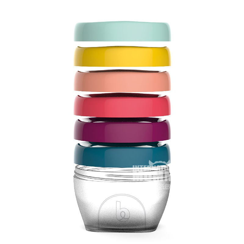 Babymoov mangkuk penyimpanan 6 dengan penutup di Perancis versi luar negeri