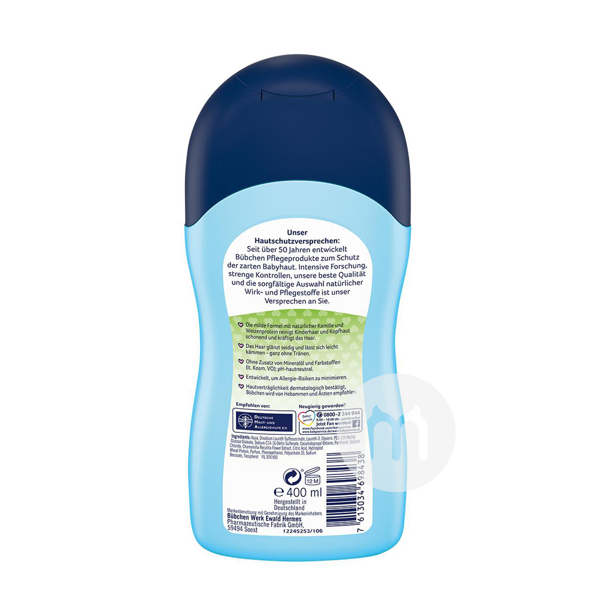 Bubchen German Baby Chamomile Shampoo * 2 Versi Luar Negeri