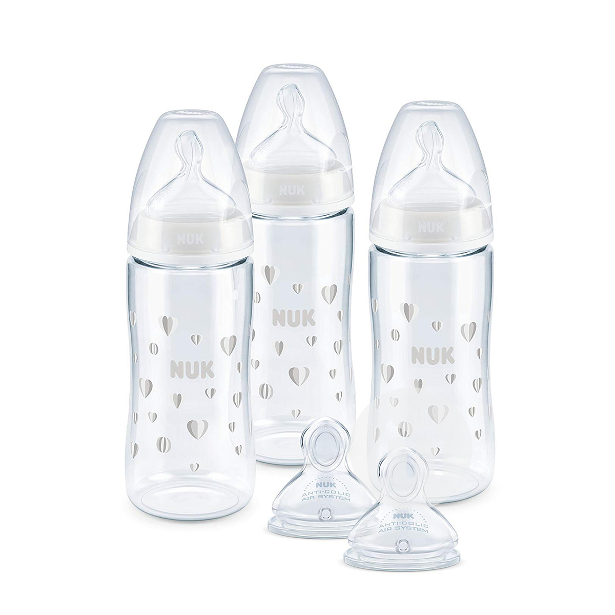 NUK 5 set puting botol bayi Jerman versi 0-6 bulan di luar negeri