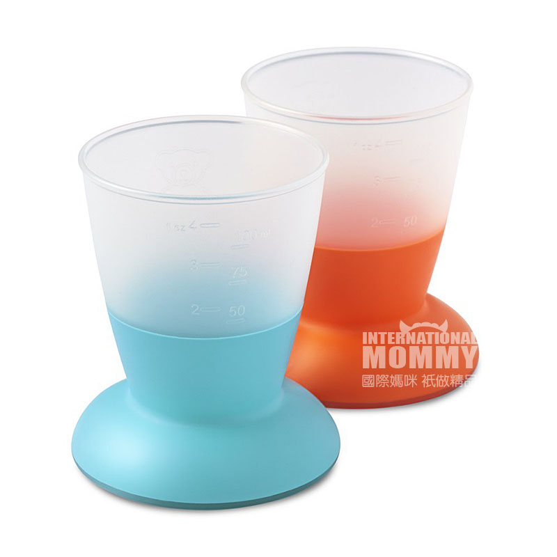 BABY BJORN Cangkir bayi non-slip pembelajaran Amerika 2 bungkus versi luar negeri