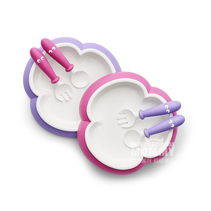 BAYI BJORN Piring Makan Sendok Garpu Amerika 2 Set Versi Luar Negeri