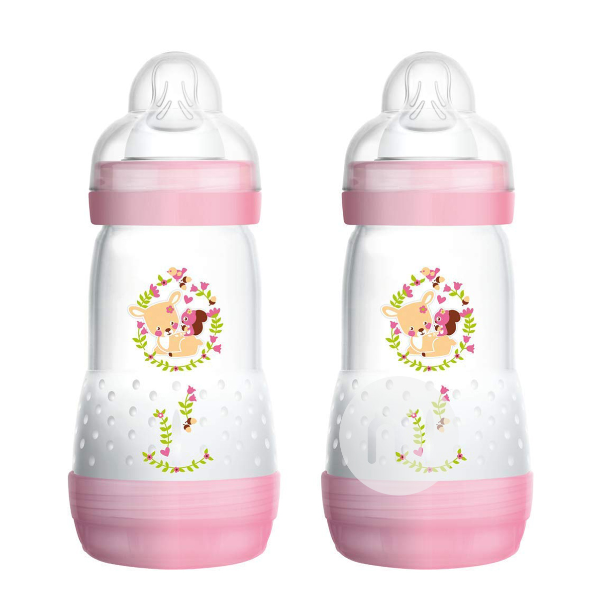 MAM Austria botol susu PP anti-kembung 260ml dua bungkus 0-3 bulan Versi luar negeri
