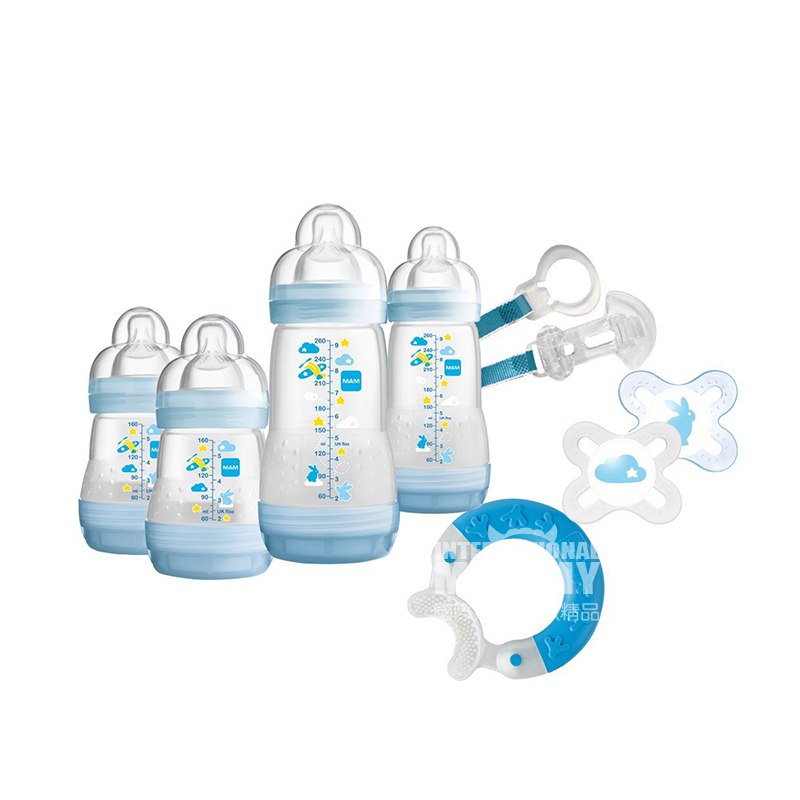 MAM Austria botol anti kembung yang baru lahir menenangkan 8-piece set edisi luar negeri