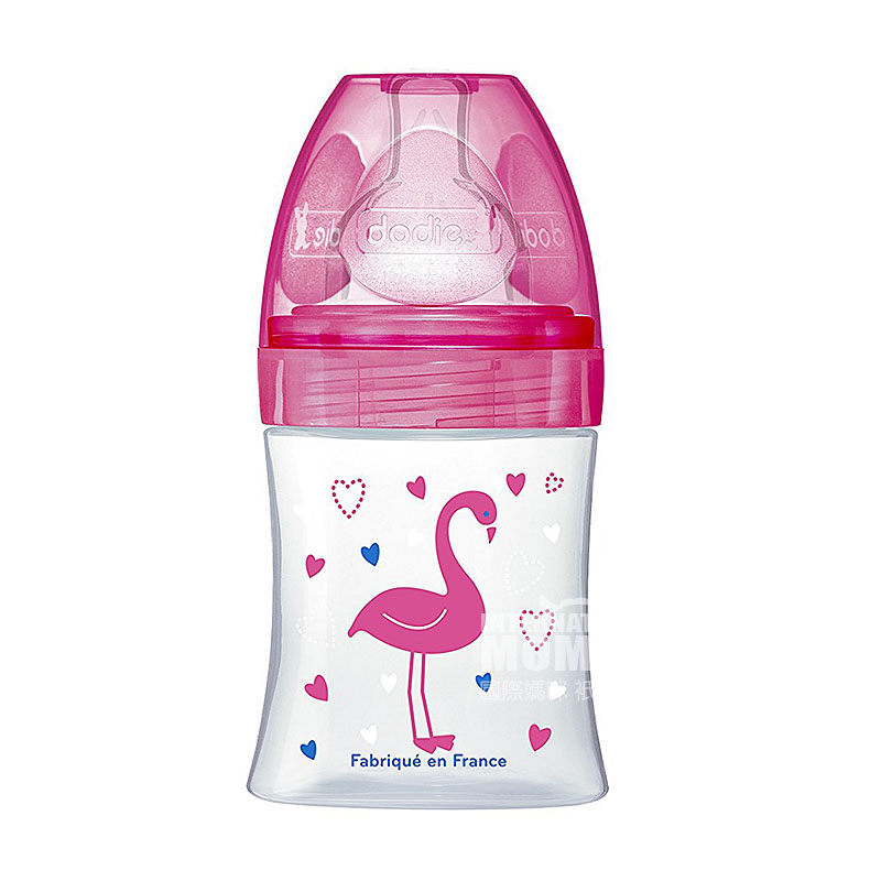 Dodie botol susu pp kaliber Prancis lebar 150 ml versi 0-6 bulan di luar negeri