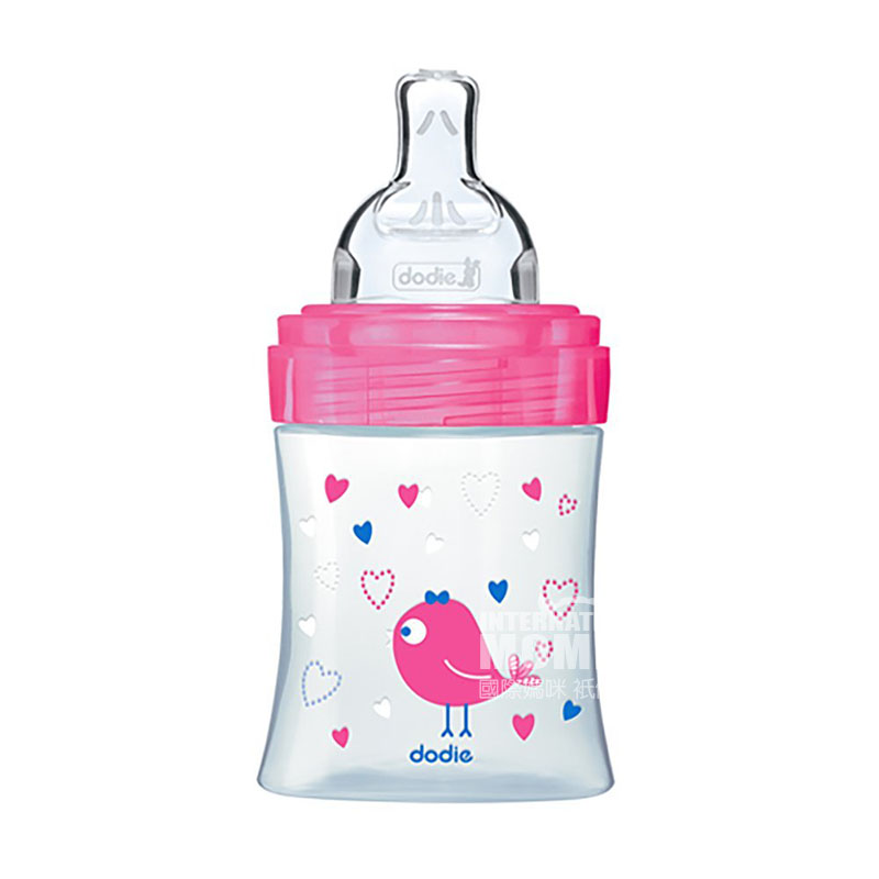 Dodie botol susu pp kaliber Prancis lebar 150 ml versi 0-6 bulan di luar negeri