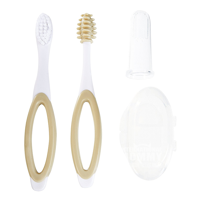 Tigex France Tigex melatih bayi sikat gigi versi tiga potong di luar negeri