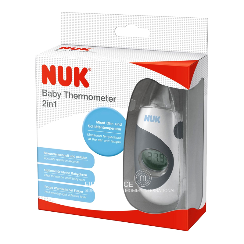NUK Jerman dua dalam satu pistol suhu telinga bayi versi luar negeri