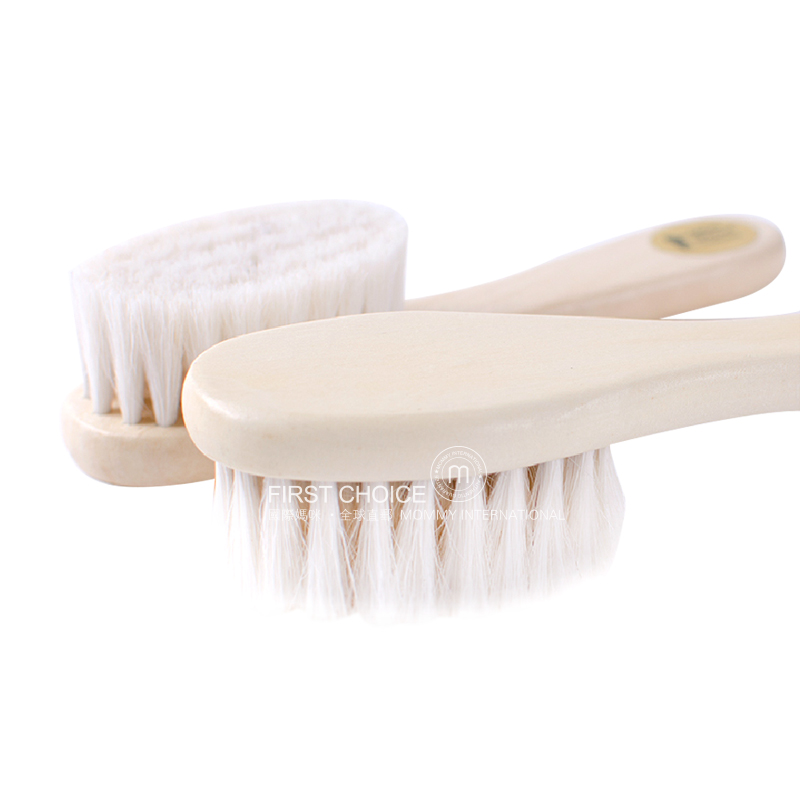 GRUN SPECHT Jerman bulu kambing lembut sikat sisir bayi versi luar negeri