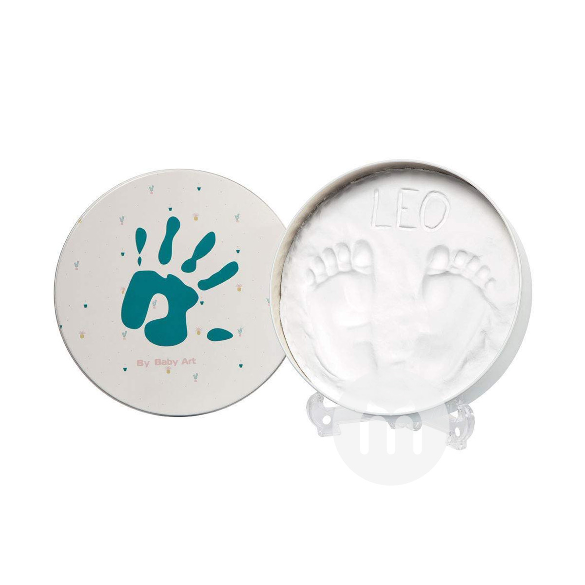 Baby art jerman kotak ajaib bayi dicetak di tangan dan kaki