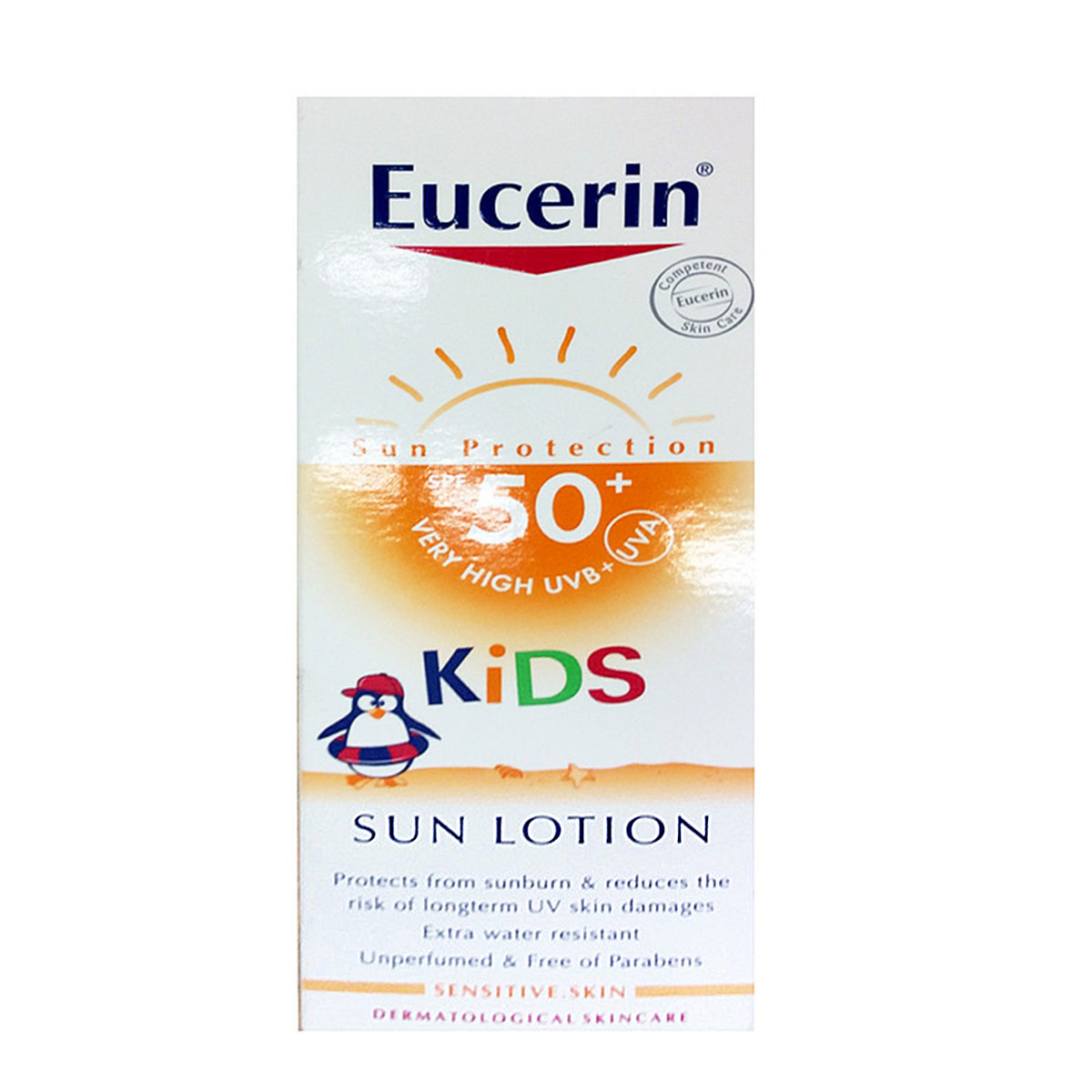 Eucerin Jerman lotion tabir surya bayi  versi LSF50 di luar negeri