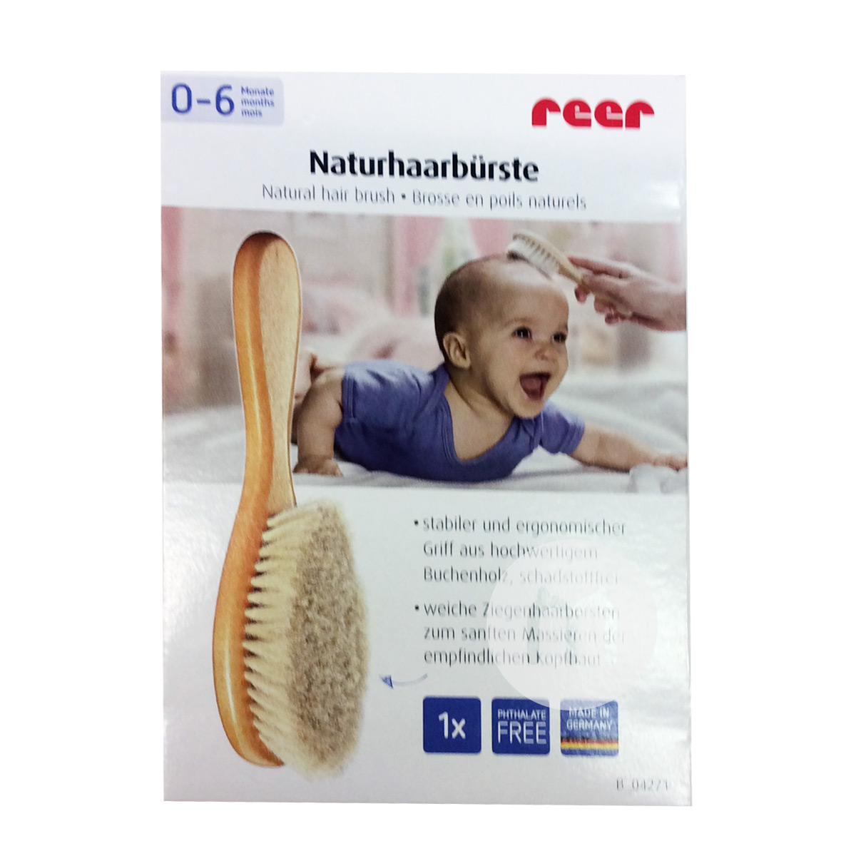 Reer German Reer Wol Gunung Unbleached Baby Comb Trumpet Versi Luar Negeri