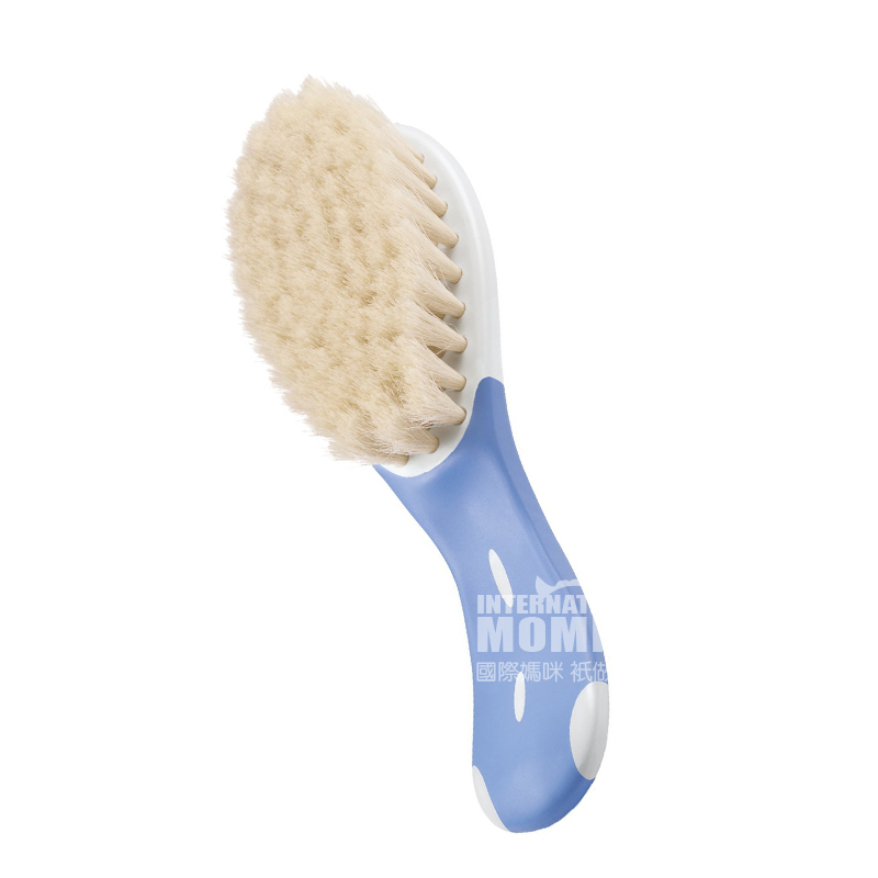 NUK Jerman NUK bulu kambing alami bayi bayi pijat sisir sikat rambut sikat versi luar negeri