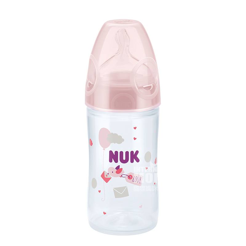 NUK Jerman NUK botol mulut lebar plastik bayi 150ml versi 0-6 bulan di luar negeri