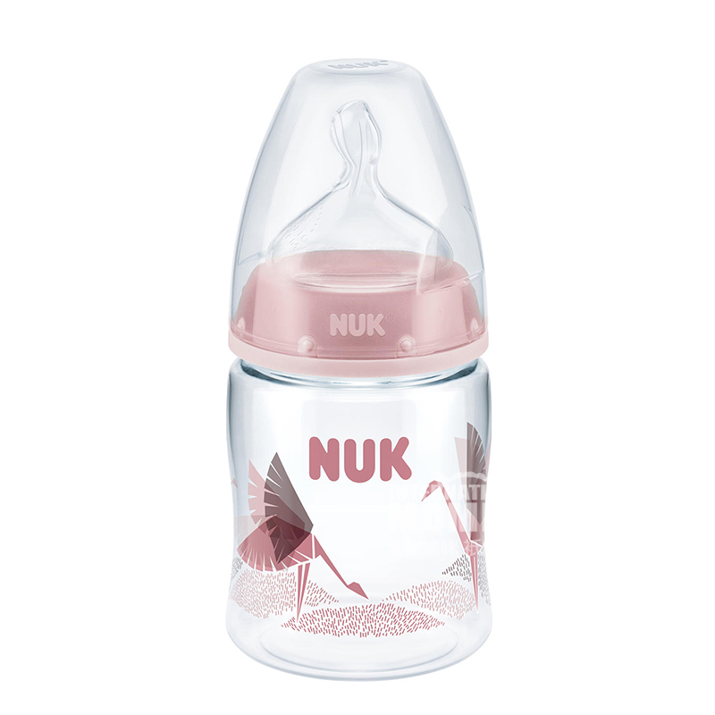 NUK Jerman NUK botol mulut lebar PA plastik 150ml versi 0-6 bulan di luar negeri