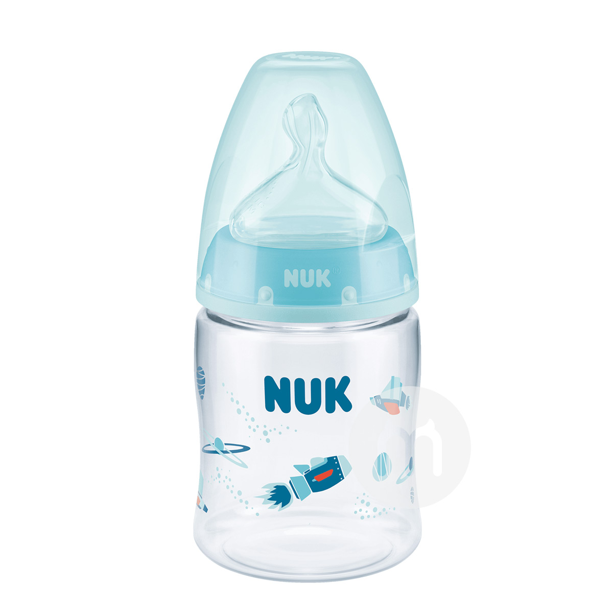 NUK Jerman NUK botol mulut lebar PA plastik 150ml versi 0-6 bulan di luar negeri