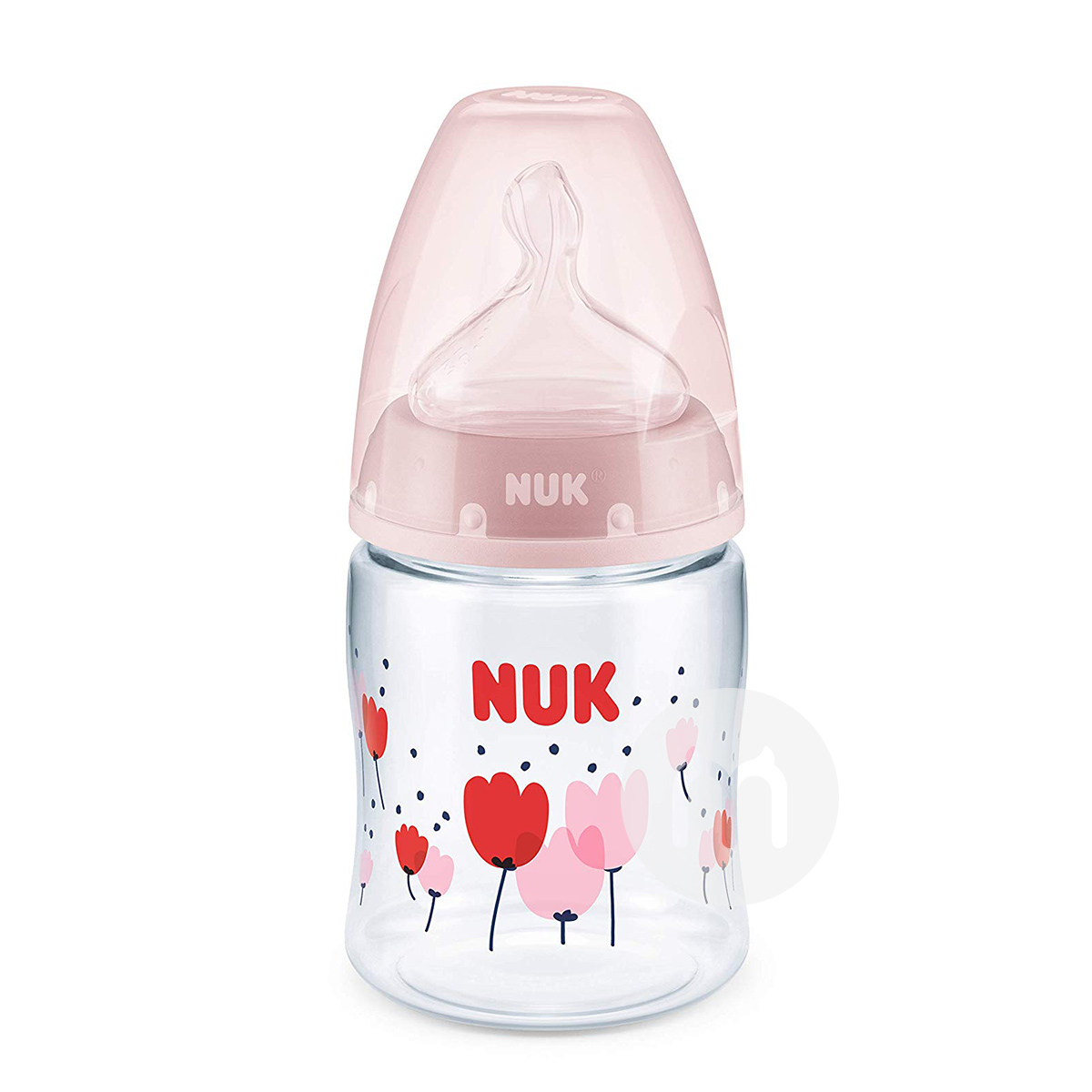 NUK Jerman NUK botol mulut lebar PA plastik 150ml versi 0-6 bulan di luar negeri