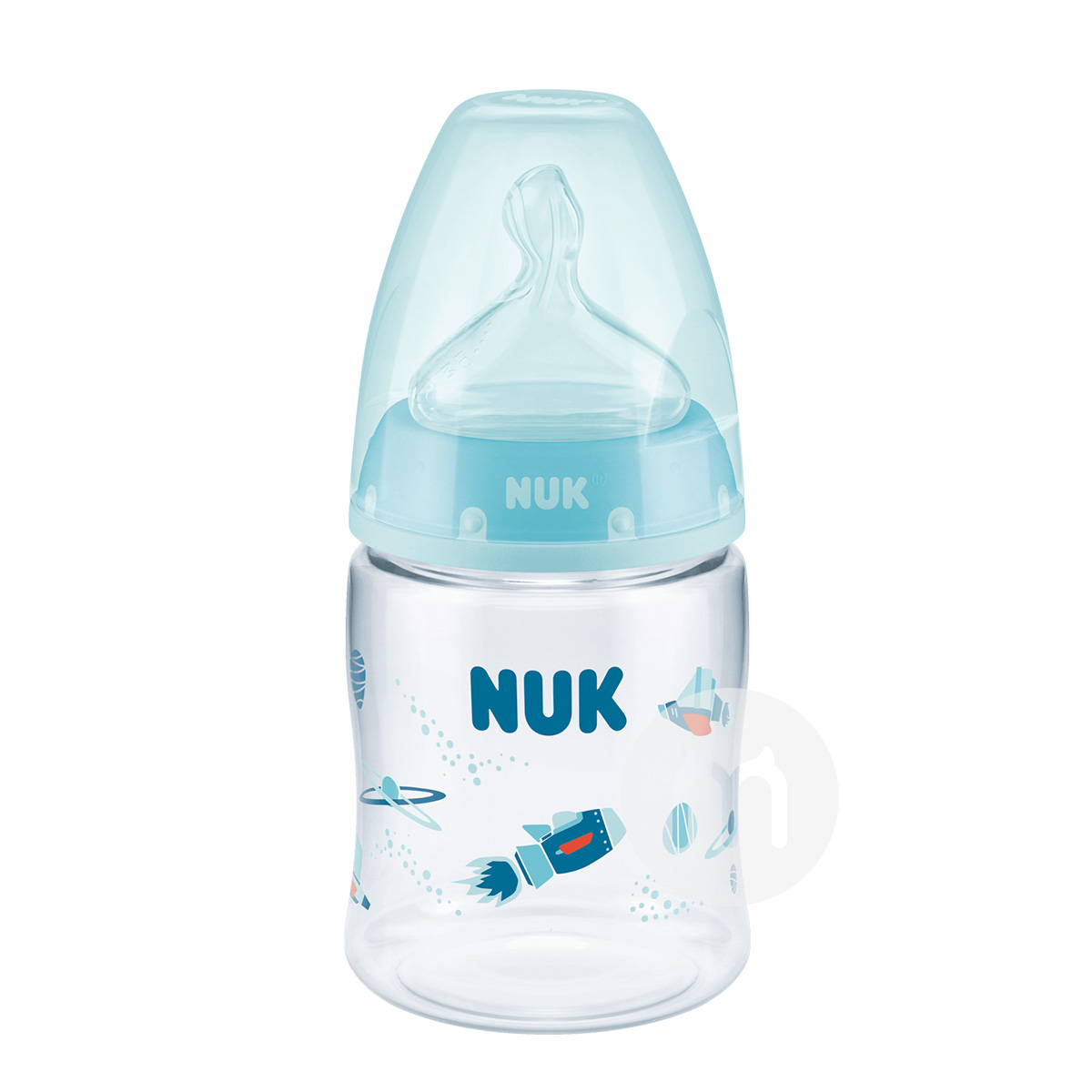 NUK Jerman NUK lebar mulut silikon puting susu botol susu PA 150ml versi 0-6 bulan di luar negeri