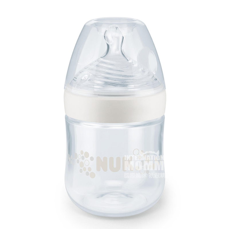 NUK Jerman NUK super lebar mulut PP plastik tricolor botol bayi 150ml 0-6 bulan versi luar negeri
