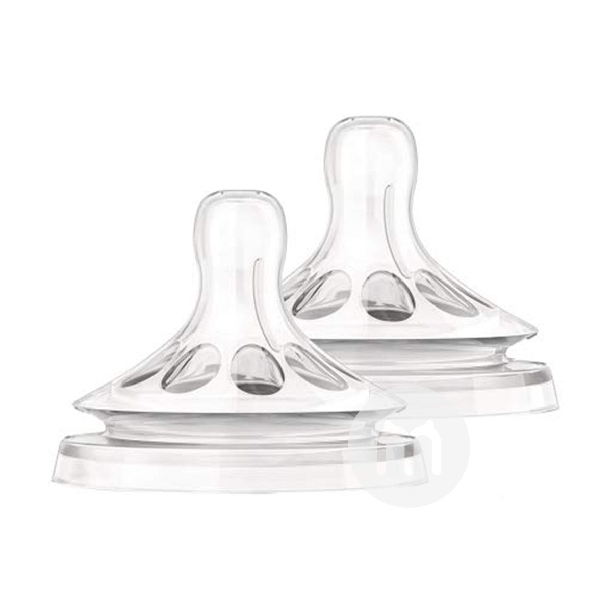 PHILIPS AVENT Puting silikon dua aliran dua aliran lambat-aliran asli Inggris dan neonatal versi luar negeri