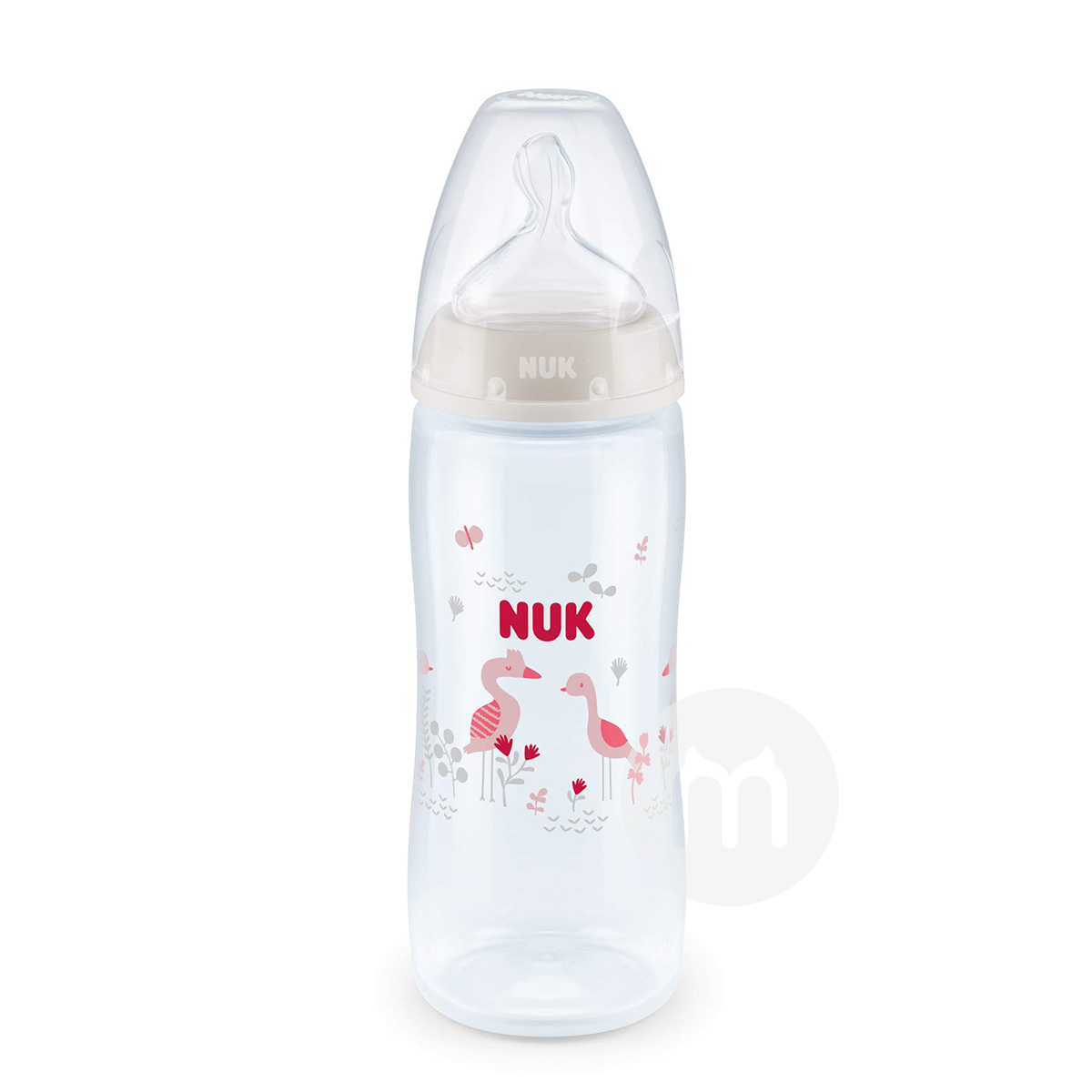 NUK Jerman NUK botol plastik mulut lebar bayi 360ml versi 6-18 bulan di luar negeri